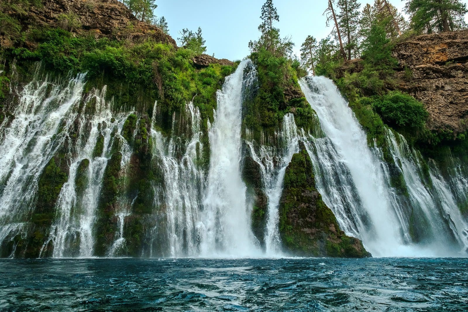 Mount Shasta And The Burney Falls Nicholas Waton